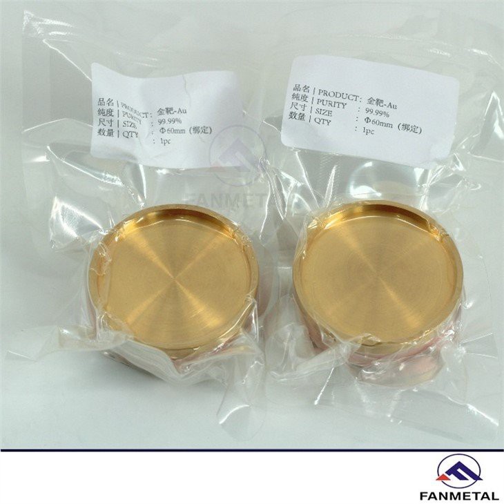 Gold Sputtering Target - 99.99%